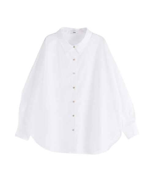 TONAL(トーナル)の「オーバーシャツ(シャツ/ブラウス・レディース・ブラウン/ピンク/ブルー/オフホワイト/グレー/ブラック/ベージュ・MEDIUM)」の20枚目の写真