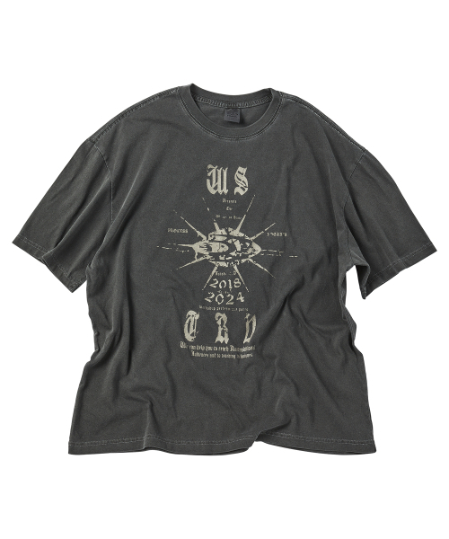 TRAVEL(トラベル)の「インサイトピグメント半袖Tシャツブラックチャコール(Tシャツ/カットソー・レディース・その他・LARGE/SMALL/MEDIUM/X-LARGE)」の1枚目の写真