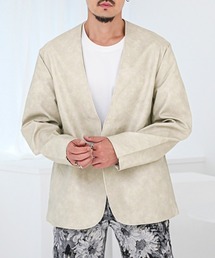 ノーカラージャケット（合成皮革/人工皮革）ファッション通販 - ZOZOTOWN