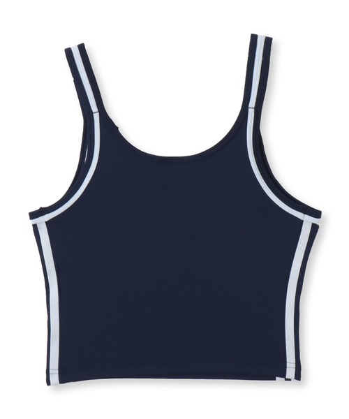 adidas（アディダス）の「adidas SUMMER GLOW VINTAGE INSPIRED SLIM TANK TOP / アディダス サマーグロー ビンテージ インスパイアード スリム タンク（タンクトップ・レディース・ネイビー・S/M）」の7枚目の写真