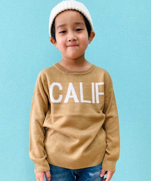 SHISKY（シスキー）の「ロゴ ニット ロンT キッズ（ニット/セーター・キッズ・ブラック/グレー系その他/ネイビー/キャメル/ブルー系その他2・140/150/160/130）」の16枚目の写真