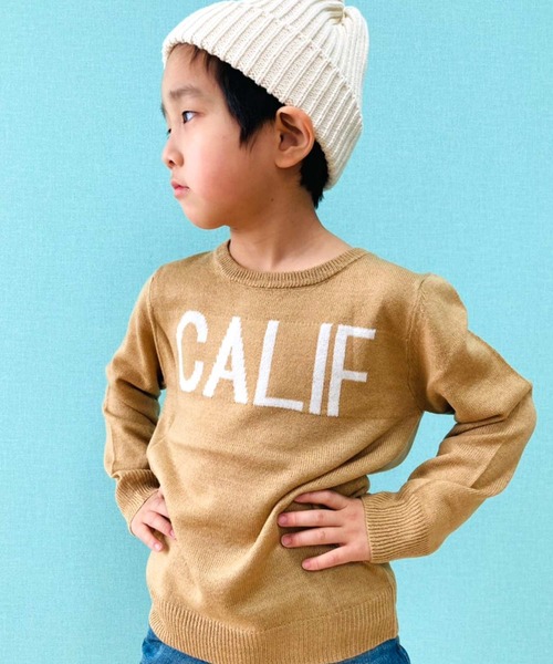 SHISKY（シスキー）の「ロゴ ニット ロンT キッズ（ニット/セーター・キッズ・ブラック/グレー系その他/ネイビー/キャメル/ブルー系その他2・140/150/160/130）」の17枚目の写真