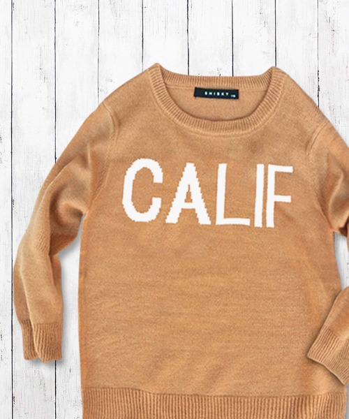 SHISKY（シスキー）の「ロゴ ニット ロンT キッズ（ニット/セーター・キッズ・ブラック/グレー系その他/ネイビー/キャメル/ブルー系その他2・140/150/160/130）」の18枚目の写真