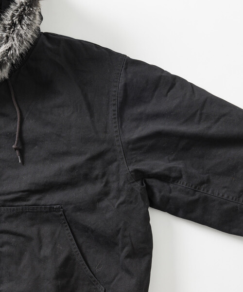 FREAK'S STORE（フリークスストア）の「【ファー脱着可能】2way フェイクファー ジップアップ 中綿 フードブルゾン/中綿ジップパーカー（ブルゾン・メンズ・ブラック/ブラウン/ブルー・MEDIUM/LARGE）」の21枚目の写真