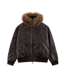 SUPPLIER（サプライヤー）の「MA-1｜Faux Fur Hooded Bomber Jacket｜SUPPLIER（MA-1）」