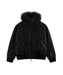 SUPPLIER（サプライヤー）の「MA-1｜Faux Fur Hooded Bomber Jacket｜SUPPLIER（MA-1）」