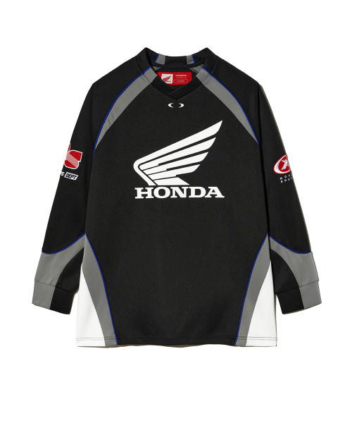 PHYPS MOTORCYCLE（フィップスモーターサイクル）の「Motorcycle Raglan Jersey Black（Tシャツ/カットソー・レディース・その他・XX-LARGE/LARGE/SMALL/MEDIUM/X-LARGE）」の2枚目の写真