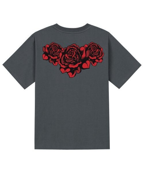 KAN6312(カン6312)の「KTG0026 ローズブラッド 半袖Tシャツ - グレー(Tシャツ/カットソー・メンズ・その他・X-LARGE/LARGE/MEDIUM/SMALL)」の1枚目の写真