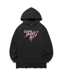 LAYERED DRESS GIRL GANG HOODIE_BLACK(NG2FFUM404A)