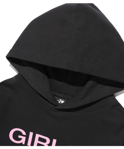 NICE GHOST CLUB(ナイスゴーストクラブ)の「LAYERED DRESS GIRL GANG HOODIE_BLACK(NG2FFUM404A)(パーカー・レディース・ブラック・SMALL/MEDIUM/LARGE)」の3枚目の写真