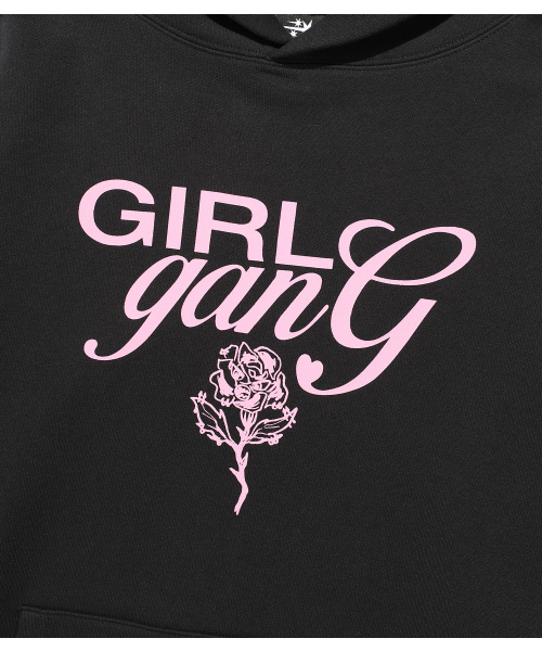 NICE GHOST CLUB(ナイスゴーストクラブ)の「LAYERED DRESS GIRL GANG HOODIE_BLACK(NG2FFUM404A)(パーカー・レディース・ブラック・SMALL/MEDIUM/LARGE)」の4枚目の写真