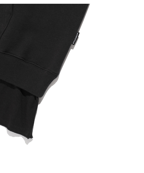 NICE GHOST CLUB(ナイスゴーストクラブ)の「LAYERED DRESS GIRL GANG HOODIE_BLACK(NG2FFUM404A)(パーカー・レディース・ブラック・SMALL/MEDIUM/LARGE)」の5枚目の写真