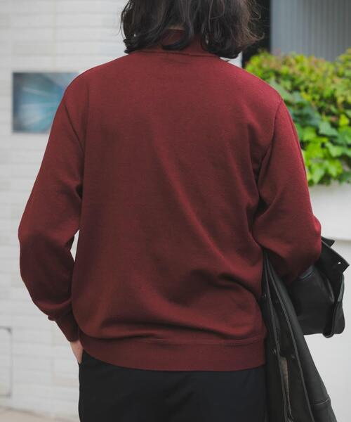 ITEMS URBANRESEARCH(アイテムズ アーバンリサーチ)の「SILK×WOOL MIX ハイネックセーター(ニット/セーター・メンズ・ブラック/バーガンディー/ネイビー・MEDIUM/LARGE)」の5枚目の写真