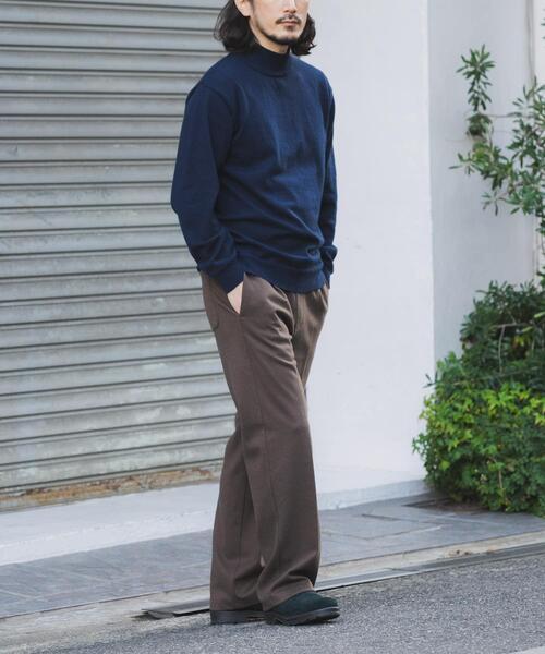 ITEMS URBANRESEARCH(アイテムズ アーバンリサーチ)の「SILK×WOOL MIX ハイネックセーター(ニット/セーター・メンズ・ブラック/バーガンディー/ネイビー・MEDIUM/LARGE)」の13枚目の写真