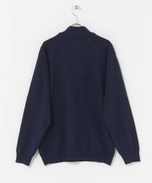 ITEMS URBANRESEARCH(アイテムズ アーバンリサーチ)の「SILK×WOOL MIX ハイネックセーター(ニット/セーター・メンズ・ブラック/バーガンディー/ネイビー・MEDIUM/LARGE)」の16枚目の写真