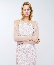 ME COUTURE（ミークチュール）の「フルールラメシフォンキャミドレス（ワンピース）」