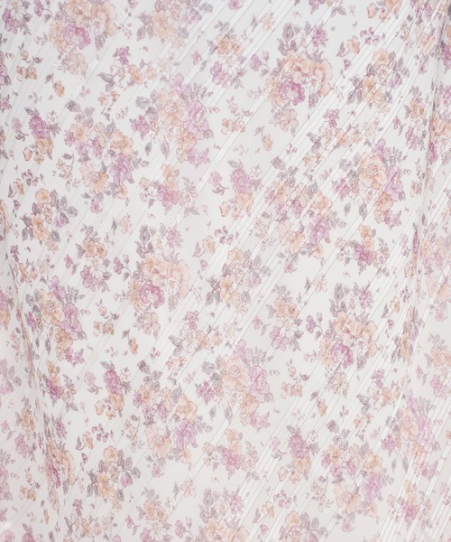 ME COUTURE（ミークチュール）の「フルールラメシフォンキャミドレス（ワンピース・レディース・イエロー/ピンク・1/0/00）」の14枚目の写真