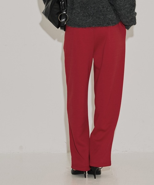 coca(coca)(コカ)の「【DAILY WARM】裏起毛カーブパンツ(スウェットパンツ・レディース・ブラック/ネイビー/レッド・L/M)」の11枚目の写真