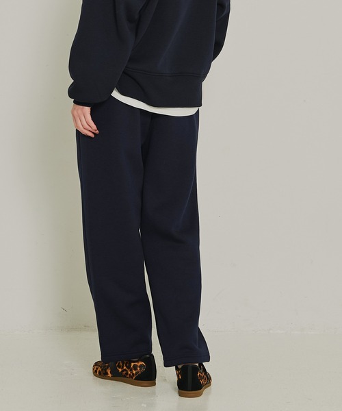 coca(coca)(コカ)の「【DAILY WARM】裏起毛カーブパンツ(スウェットパンツ・レディース・ブラック/ネイビー/レッド・L/M)」の16枚目の写真