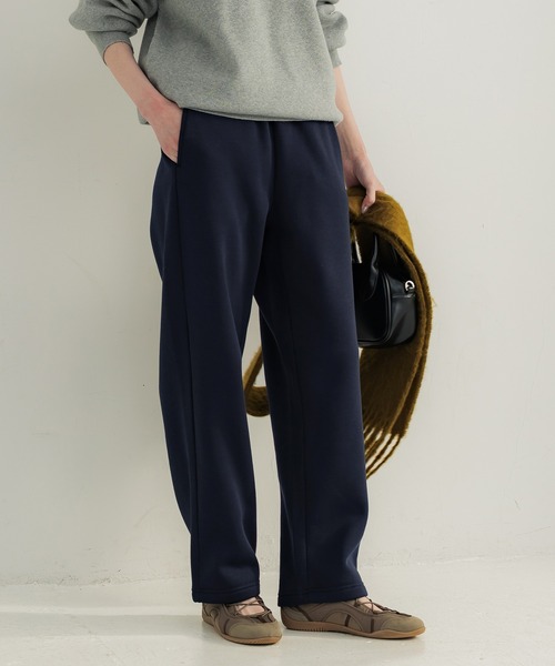 coca(coca)(コカ)の「【DAILY WARM】裏起毛カーブパンツ(スウェットパンツ・レディース・ブラック/ネイビー/レッド・L/M)」の18枚目の写真