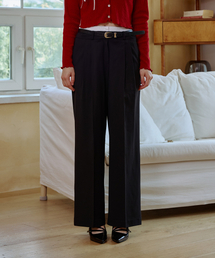 MOON NIGHT WIDE PANTS / BLACK