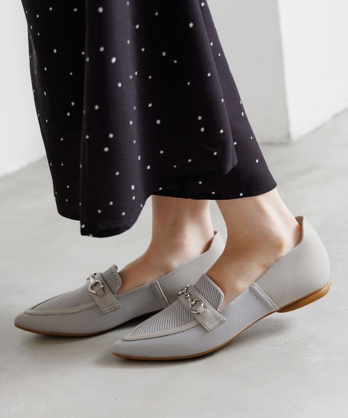 HIMIKO（ヒミコ）の「【HIMIKO】】【瞬間フィット】ハンズフリーニットローファー/661119（スリッポン・レディース・ネイビー/ブラック/グレー・21.5cm/22.0cm/22.5cm/23.0cm/23.5cm/24.0cm/24.5cm/25.0cm/25.5cm/26.0cm/26.5cm）」の22枚目の写真