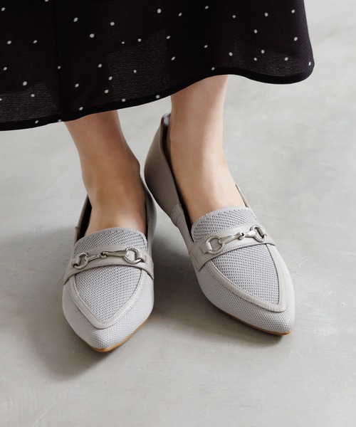 HIMIKO（ヒミコ）の「【HIMIKO】】【瞬間フィット】ハンズフリーニットローファー/661119（スリッポン・レディース・ネイビー/ブラック/グレー・21.5cm/22.0cm/22.5cm/23.0cm/23.5cm/24.0cm/24.5cm/25.0cm/25.5cm/26.0cm/26.5cm）」の21枚目の写真