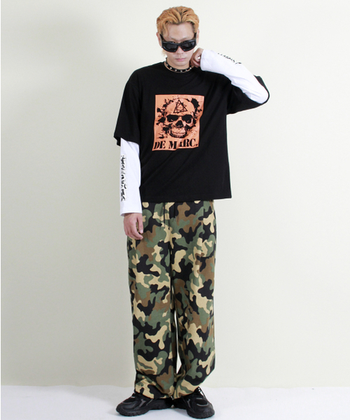 DEMARC(ドゥマーク)の「カモワイドツーピンタックスウェットパンツカーキ(スウェットパンツ・メンズ・その他・MEDIUM/LARGE)」の6枚目の写真