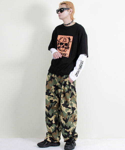 DEMARC(ドゥマーク)の「カモワイドツーピンタックスウェットパンツカーキ(スウェットパンツ・メンズ・その他・MEDIUM/LARGE)」の7枚目の写真