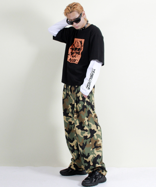 DEMARC(ドゥマーク)の「カモワイドツーピンタックスウェットパンツカーキ(スウェットパンツ・メンズ・その他・MEDIUM/LARGE)」の8枚目の写真