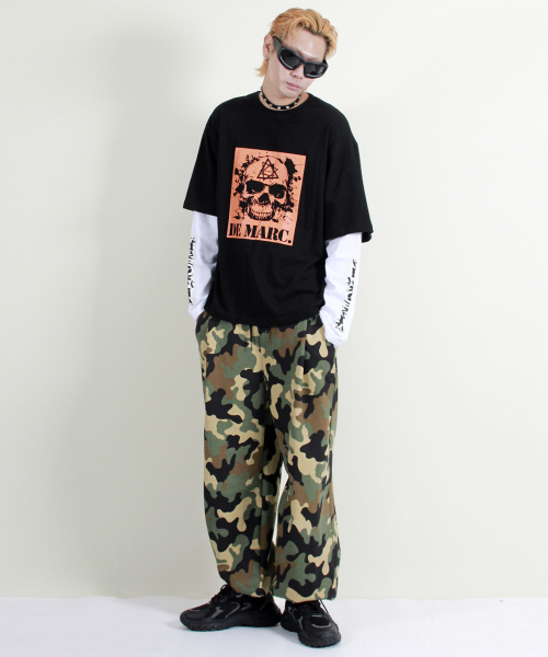 DEMARC(ドゥマーク)の「カモワイドツーピンタックスウェットパンツカーキ(スウェットパンツ・メンズ・その他・MEDIUM/LARGE)」の9枚目の写真