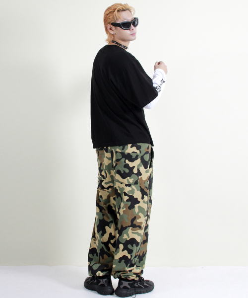 DEMARC(ドゥマーク)の「カモワイドツーピンタックスウェットパンツカーキ(スウェットパンツ・メンズ・その他・MEDIUM/LARGE)」の10枚目の写真