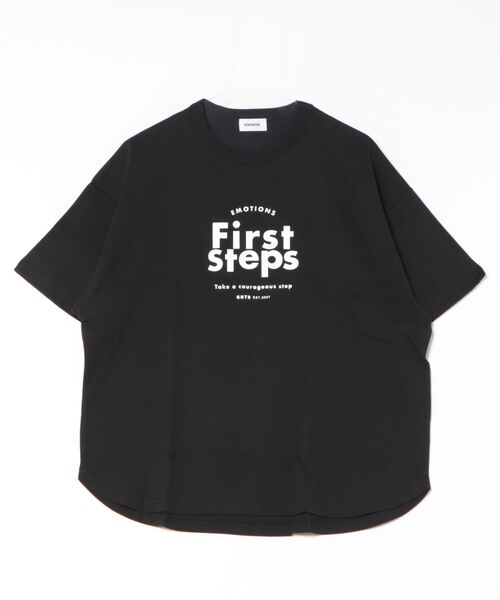 GENERATOR(ジェネレーター)の「GENERATOR/ジェネレーター First Steps Tシャツ(Tシャツ/カットソー・レディース・チャコールグレー/ブラック/ホワイト・F)」の2枚目の写真