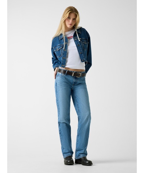 90~00s Guess Jeans archiveクロップドジャケット GUESS JEANS Cropped Hooded Trucker デニムジャケット | GUESS(ゲス