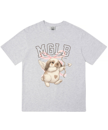 エンジェルラビット オーバーサイズTシャツ (ライトグレー)