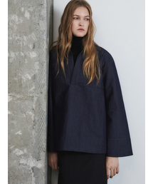 LETQSTUDIO（レチケットスタジオ）の「パデッドアノラックシャツ、デニム（ダウンジャケット/コート）」