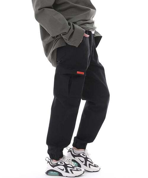 SAINTCREW(セントクルー)の「レトロラインカーゴジョガーパンツ RL-311CJ ブラック(スウェットパンツ・レディース・その他・SMALL/MEDIUM/LARGE/X-LARGE)」の1枚目の写真