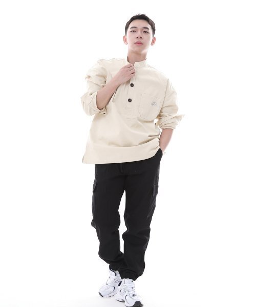SAINTCREW(セントクルー)の「レトロラインカーゴジョガーパンツ RL-311CJ ブラック(スウェットパンツ・レディース・その他・SMALL/MEDIUM/LARGE/X-LARGE)」の4枚目の写真
