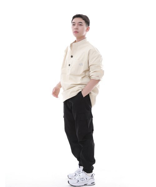 SAINTCREW(セントクルー)の「レトロラインカーゴジョガーパンツ RL-311CJ ブラック(スウェットパンツ・レディース・その他・SMALL/MEDIUM/LARGE/X-LARGE)」の5枚目の写真