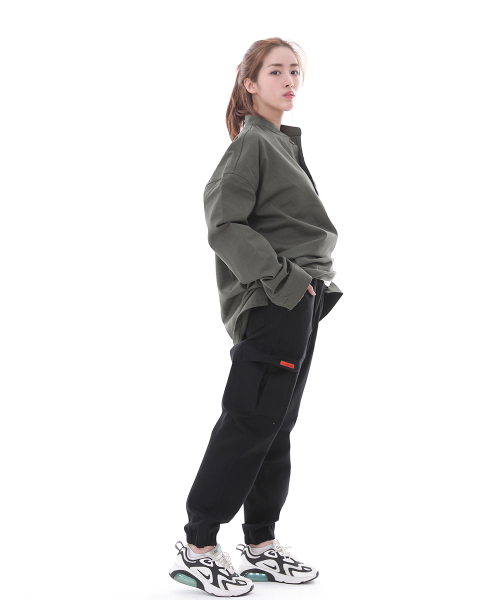 SAINTCREW(セントクルー)の「レトロラインカーゴジョガーパンツ RL-311CJ ブラック(スウェットパンツ・レディース・その他・SMALL/MEDIUM/LARGE/X-LARGE)」の6枚目の写真