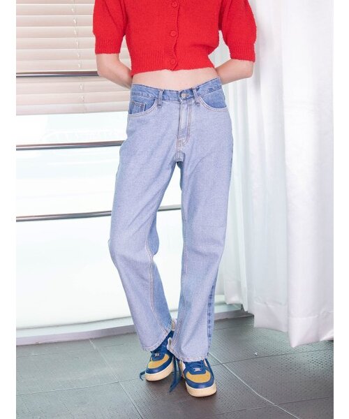 KATRINA K(カトリーナケイ)の「ダブルトーンデニムパンツ(デニムパンツ・レディース・その他・SMALL/MEDIUM/LARGE/X-LARGE)」の3枚目の写真