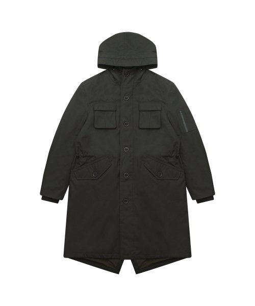 SOLEW(ソル)の「変形フィッシュテールパーカー_カーキ(ミリタリージャケット・メンズ・その他・LARGE/MEDIUM/SMALL/X-LARGE)」の1枚目の写真