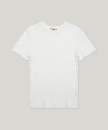 Ribbed Half Sleeve [WHITE]
