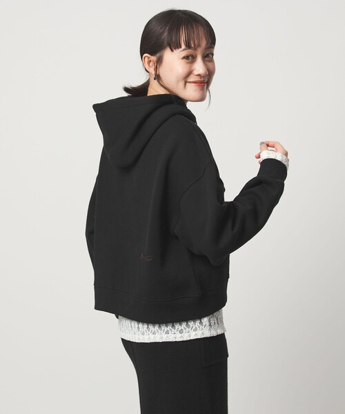 green label relaxing（グリーンレーベルリラクシング）の「【WEB限定】＜at ease＞エンブロイダリ― フーディ―（パーカー・レディース・ライトグレー/ブラック・FREE）」の13枚目の写真