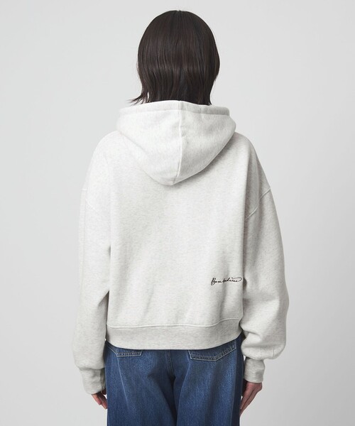 green label relaxing（グリーンレーベルリラクシング）の「【WEB限定】＜at ease＞エンブロイダリ― フーディ―（パーカー・レディース・ライトグレー/ブラック・FREE）」の17枚目の写真