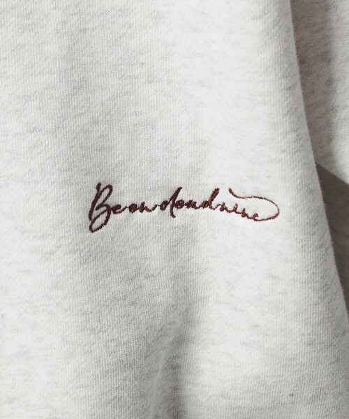 green label relaxing（グリーンレーベルリラクシング）の「【WEB限定】＜at ease＞エンブロイダリ― フーディ―（パーカー・レディース・ライトグレー/ブラック・FREE）」の21枚目の写真