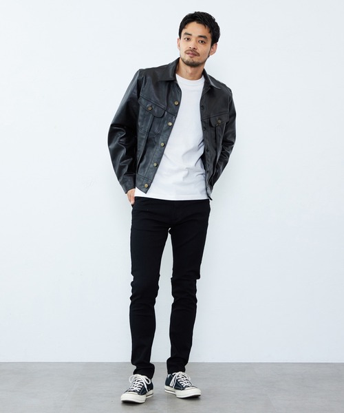 Lee(リー)の「Lee/リー【ハイパワーストレッチ】Lee LASTIC スキニーデニムパンツ(デニムパンツ・メンズ・ブルー/ブラック系その他・MEDIUM/X-LARGE/SMALL/LARGE/X-SMALL)」の16枚目の写真