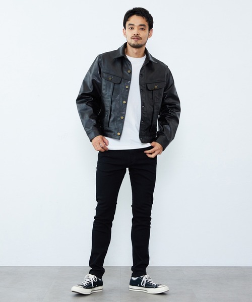 Lee(リー)の「Lee/リー【ハイパワーストレッチ】Lee LASTIC スキニーデニムパンツ(デニムパンツ・メンズ・ブルー/ブラック系その他・MEDIUM/X-LARGE/SMALL/LARGE/X-SMALL)」の17枚目の写真