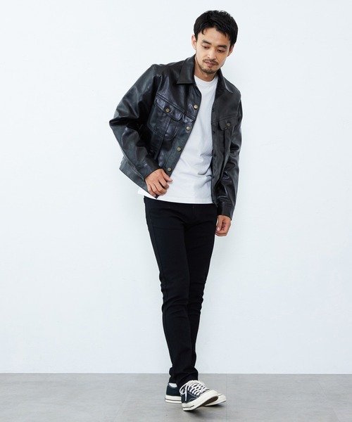 Lee(リー)の「Lee/リー【ハイパワーストレッチ】Lee LASTIC スキニーデニムパンツ(デニムパンツ・メンズ・ブルー/ブラック系その他・MEDIUM/X-LARGE/SMALL/LARGE/X-SMALL)」の18枚目の写真