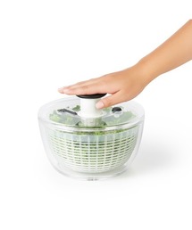 OXO（オクソー）の「OXO（オクソー）クリアサラダスピナー小（キッチンツール）」